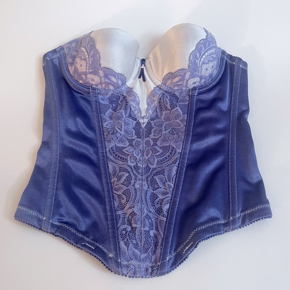 Embry Form Sateen and Lace Bustier Intimates Fairycore Cottagecore - Picture 1 of 5